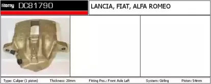 Тормозной суппорт REMY купить