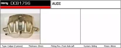 Тормозной суппорт REMY купить