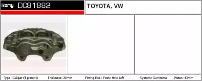 Тормозной суппорт REMY купить