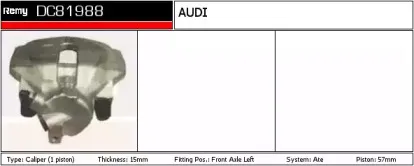 Тормозной суппорт REMY купить