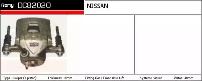 Тормозной суппорт REMY купить