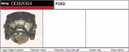 Тормозной суппорт REMY купить