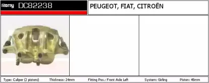 Тормозной суппорт REMY купить