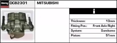 Тормозной суппорт REMY купить
