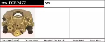 Тормозной суппорт REMY купить