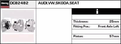 Тормозной суппорт REMY купить