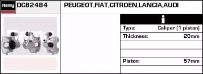 Тормозной суппорт REMY купить