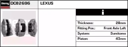 Тормозной суппорт REMY купить