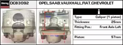 Тормозной суппорт REMY купить