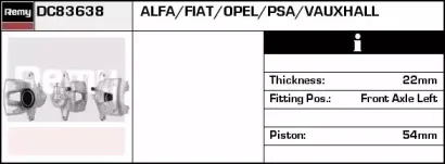 Тормозной суппорт REMY купить