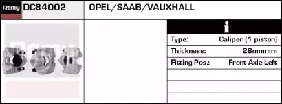 Тормозной суппорт REMY купить