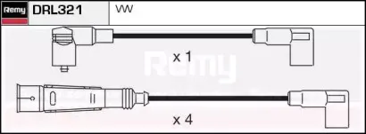 Комплект проводов зажигания REMY купить