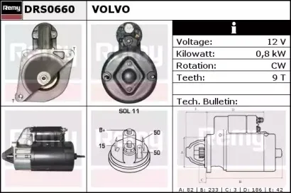 Стартер REMY купить