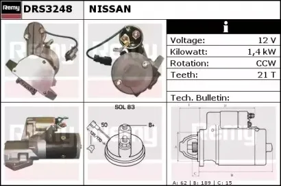 Стартер REMY купить
