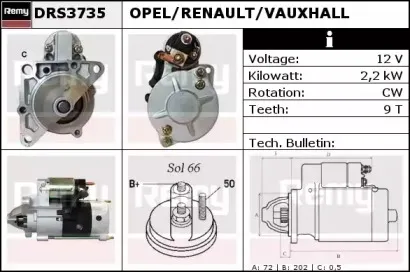 Стартер REMY купить