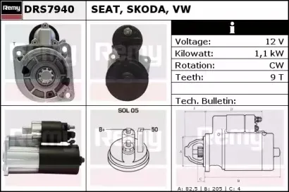 Стартер REMY купить