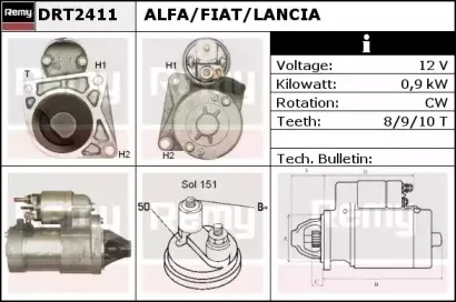 Стартер REMY купить