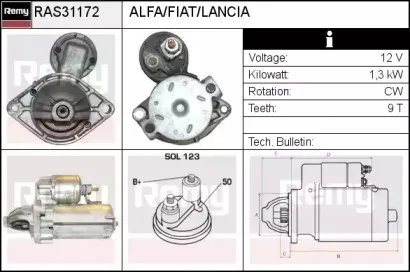 Стартер REMY купить