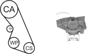 Водяной насос + комплект зубчатого ремня AIRTEX купить