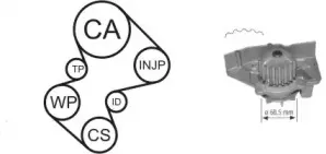 Водяной насос + комплект зубчатого ремня AIRTEX купить