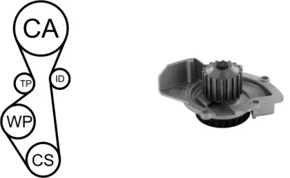 Водяной насос + комплект зубчатого ремня AIRTEX купить