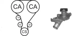 Водяной насос + комплект зубчатого ремня AIRTEX купить