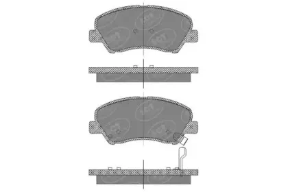 Комплект тормозных колодок, дисковый тормоз SCT Germany купить