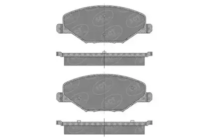 Комплект тормозных колодок, дисковый тормоз SCT Germany купить