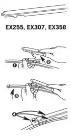 TRICO ExactFit Rear Щітка склоочисника ,задня OEM (350мм) TRICO купить