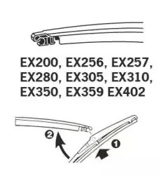 TRICO ExactFit Rear Щітка склоочисника ,задня OEM (350мм) TRICO купить