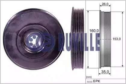 Ременный шкив, коленчатый вал RUVILLE купить