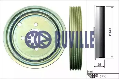 Ременный шкив, коленчатый вал RUVILLE купить