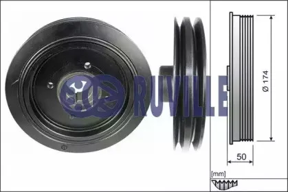 Ременный шкив, коленчатый вал RUVILLE купить