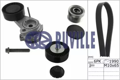 Поликлиновой ременный комплект RUVILLE купить