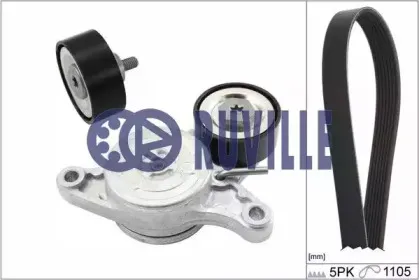 Поликлиновой ременный комплект RUVILLE купить