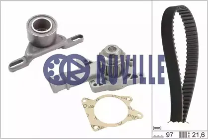 Водяной насос + комплект зубчатого ремня RUVILLE купить