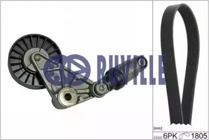 Поликлиновой ременный комплект RUVILLE купить