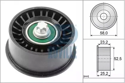 Паразитный / Ведущий ролик, зубчатый ремень RUVILLE купить