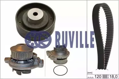 Водяной насос + комплект зубчатого ремня RUVILLE купить