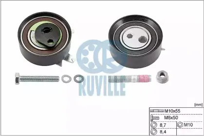 Комплект роликов, зубчатый ремень RUVILLE купить