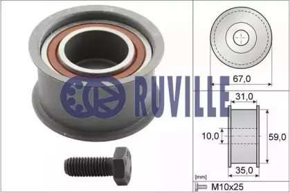 Паразитный / Ведущий ролик, зубчатый ремень RUVILLE купить
