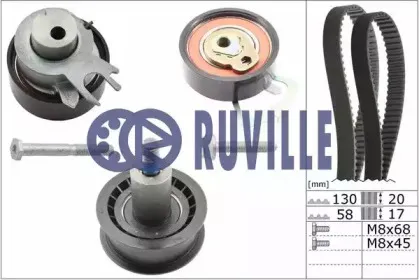 Комплект ремня ГРМ RUVILLE купить