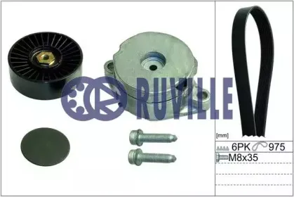 Поликлиновой ременный комплект RUVILLE купить