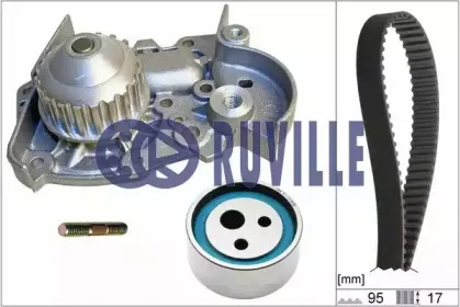 Водяной насос + комплект зубчатого ремня RUVILLE купить