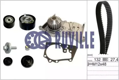 Водяной насос + комплект зубчатого ремня RUVILLE купить