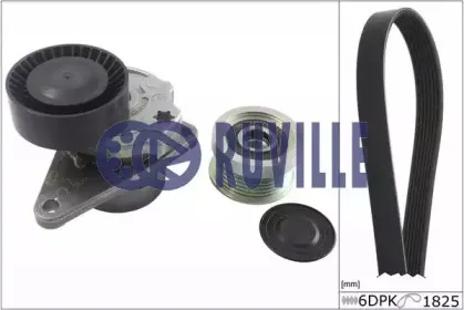 Поликлиновой ременный комплект RUVILLE купить