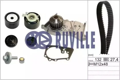 Водяной насос + комплект зубчатого ремня RUVILLE купить