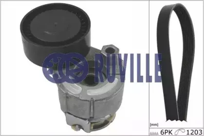 Поликлиновой ременный комплект RUVILLE купить