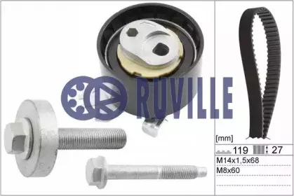 Комплект ремня ГРМ RUVILLE купить