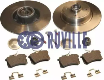 Комплект тормозов, дисковый тормозной механизм RUVILLE купить